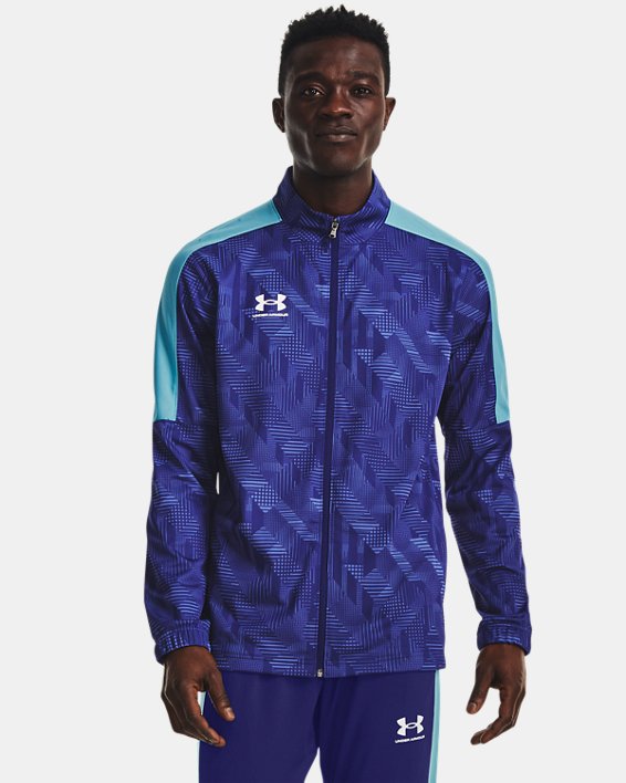 Men's UA Challenger Track Jacket, Blue, pdpMainDesktop image number 0
